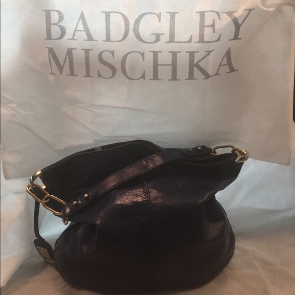 Authentic Badgley Mischka leather